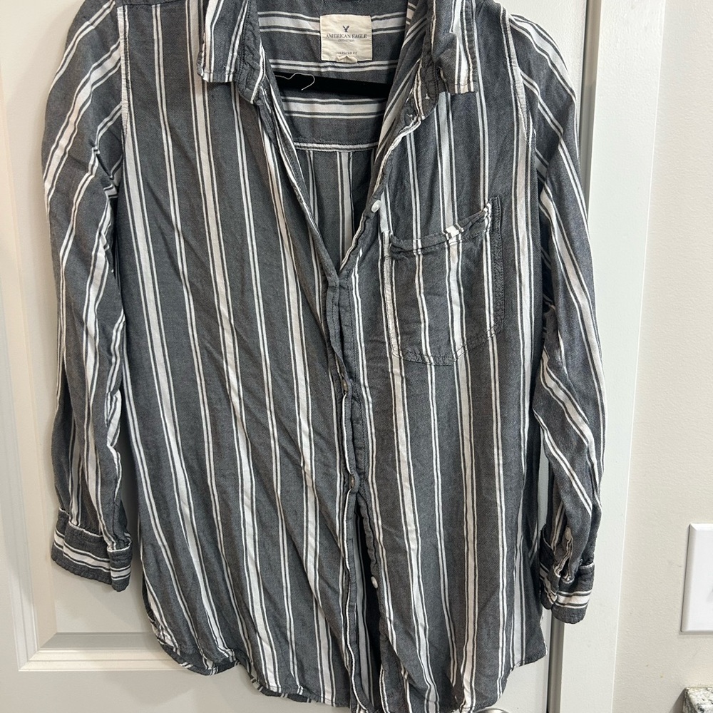 Striped Gray Shirt